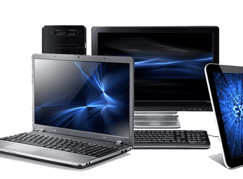 Desktop Computer and Laptop